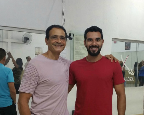 Tarcisio with Jairo owner of Jaime Aroxa Goiania