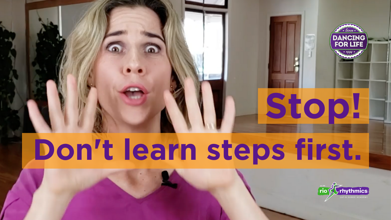 Stop! Don’t Learn Steps First